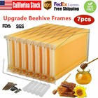 7 Plastic Auto Seeping Honey Hive Beehive Frames For Brood Beekeeping Box House
