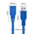 Premium 1 5ft 5ft 10ft 15ft Usb 3 0 A Male To Female Extension Cable Cord Blue