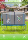 14ft Trampoline With Safety Enclosure Net Combo Bounce Jump Outdoor Trampoline