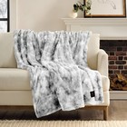 Brookstone Coziest Oversized Throw Ombre Cheetah