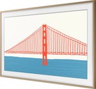 Brand New--samsung The Frame 65  Modern Teak Customizable Bezel  Vg-scfa65tkbza