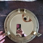 12  Antique Brass Porthole Ship Window Mirror   Nautical Unique Wall Decor