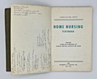 Red Cross Home Nursing Textbook With Notes 1951 Vintage Usa New York Paperback
