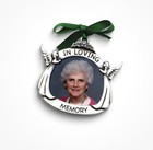 6    in Loving Memory    Pewter Memorial Photo Frame Ornaments 1 5x1 75    Angels