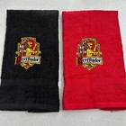 Harry Potter Towels Embroidered Gryffindor Hand Towel Set Hogwarts Wizard Witch