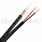 Rg59 Siamese Cable 250ft 500ft 1000ft Coaxial 20awg   18 2 Security Camera Wire