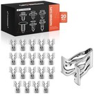 Pcs Metal Trim Panel Retainer Clips   Compatible With Chevrolet Silverado 20