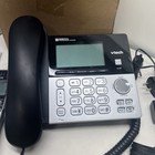 Vtech Vg208 Corded cordless Phone For Home work With 1 Handset Tested Working