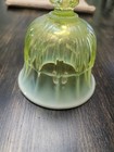 Fenton Sydenham Vaseline Glass Yellow Opalescent Bell Uranium Glows