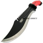 16  Tactical Hunting Survival Rambo Machete Fixed Blade Knife Axe Sword Army