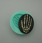   Silicone Mold Cameo  Hand Bones   For Jewelry resin polymer Clay 