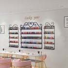 5tier Nail Polish Rack Metal Shelf Display Wall Mounted Holder Perfume Organizer