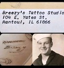 Original 60s Vintage Tattoo Flash Swallow Stencil Acetate Breezy Rantoul Il 4x6