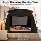 Indoor Privacy Bed Tent Twin Full Size Portable Sleeping Tents Blackout Canopy