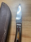 Vintage Melvin Dunn Custom Small Game Bird Hunting Knife Rossville Ks Leather 