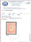 Newfoundland  13 Extra Fine Used With Ideal Light Cancel   with Certificate  