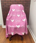 Personalized Name Minky Blanket For Boy Or Girl  
