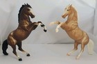 Two Breyer Rearing King The Fighting Stallion  33 Palomino    35 Bay Vintage 50 