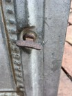 Antique Farmhouse Tin Metal Bread   Cake Cabinet Cupboard