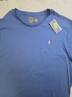 Nwt Polo Ralph Lauren Classics Mens T-shirt Size Xxl Royal Blue Pink Pony Crew
