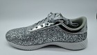 Silver Glitter Tennis Shoes For Women 11b Lightweight Sparkly Style