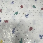 Vintage Flat Fold Cloth Diapers Cotton White All-over Animal Print Pack Of 11