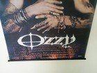 Ozzy Osbourne Vintage Fabric Poster Scroll 31 x42  2000 Nos Black Sabbath Metal