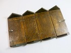 Antique Solid Oak Refinished 1889 Accessory Puzzle Box   singer Sewing Machine