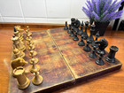 Ver Rare Antique Chess Vintage Ussr Tournament Chess Set 1940s-1960s Wood Soviet