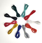 Highway Leather Lace Genuine Leather Strip Cord Braiding String Lacing 64  Black