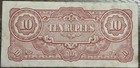 Burma  myanmar  - Japanese Occupation - 10 Rupees Nd  1942 