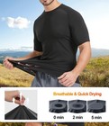 Dalavch 5 Pack Mens Compression Shirts Short Sleeve Cool Dry Sports Athletic
