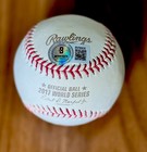 Jeff Luhnow Gm 2017 World Series Signed Baseball Houston Astros Becket Certified