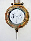Antique Gridiron Brass Adjustable Victorian German Ra Wall Clock Pendulum