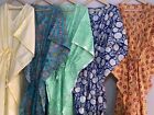 Wholesale Lot 5 Pc Indian Cotton Long Beach Maxi Kaftan Dress One Size Caftan