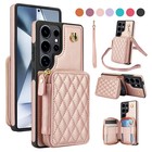 Crossbody Leather Wallet Card Case For Samsung Galaxy S26 S25 S24 S23 S22 Plus