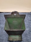 Antique Match Stick matchbox Holder Tin Metal Wall Mount Vintage Petena