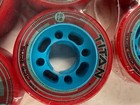 Sure Grip Titan Speed Derby Roller Skate Wheels 59mm 38mm Red 95a Set Of 8