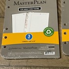 Franklin Covey Master Plan  2 Pkgs   compact  Size 4 25  X 6 75  Refill 5 Hole