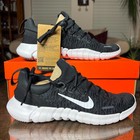 Nike Free Run 5 0 Black White Athletic Gym Training Shoes Sneaker Mens Sizes New