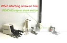 Kenmore Super High Conversion Kit To Regular Pressure Feet  bin 01 