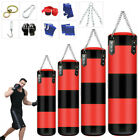 Heavy Boxing Punching Bag Training Gloves Speed Set Kicking Mma Workout Kick Bag