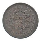 1804 Draped Bust Half Cent  7672