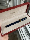 S t  Dupont Montparnasse Blue Laque De Chine Chinese Lacquered Rollerball Pen