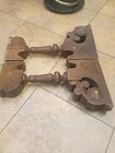   Pair Of Large Antique Corbels 22 Inches   Architectural Salvage Primitive 