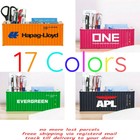 Table Decor Mini Shipping Container Cards Pen Holder Toy Birthday Christmas Gift