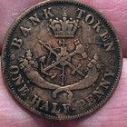 1852 Canadian Provinces Bank Of Upper Canada One Half Penny Token - Vf