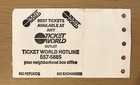 1985 Aerosmith   Autograph Back In The Saddle Tour Detroit Concert Ticket Stub