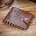Men s Bifold Leather Wallet Credit Card Holder Purse Front Pocket Clutch Handbag