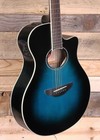 Yamaha Apx600 Thinline Acoustic electric Guitar Oriental Blue Burst